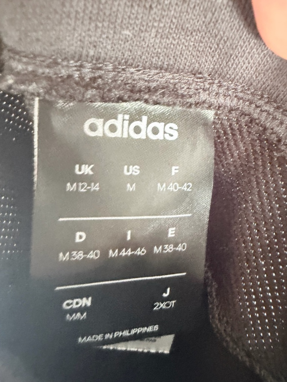 adidas Logo Joggers Black Medium Like New - Picture 5 of 8